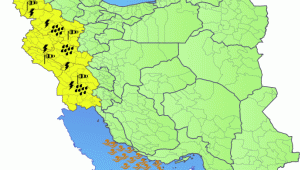 هشدار هواشناسی-سطح زرد شماره ۹۷