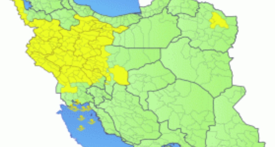 هشدار هواشناسی دریایی-سطح زرد شماره ۷۲